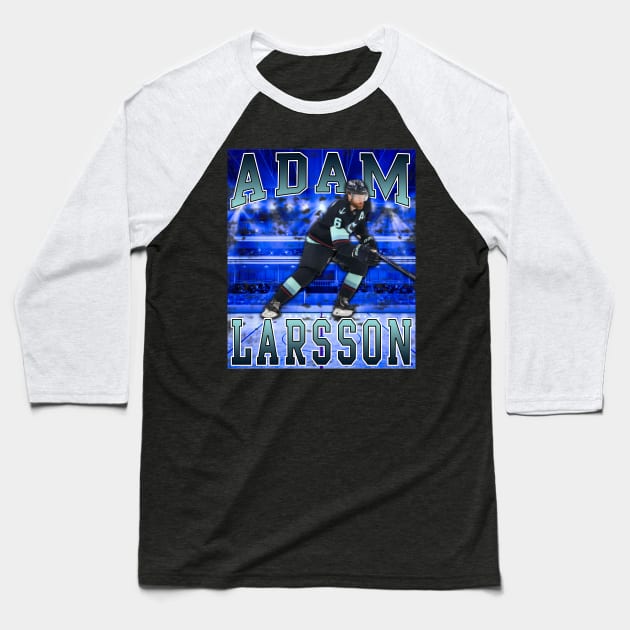 Adam Larsson Baseball T-Shirt by Gojes Art